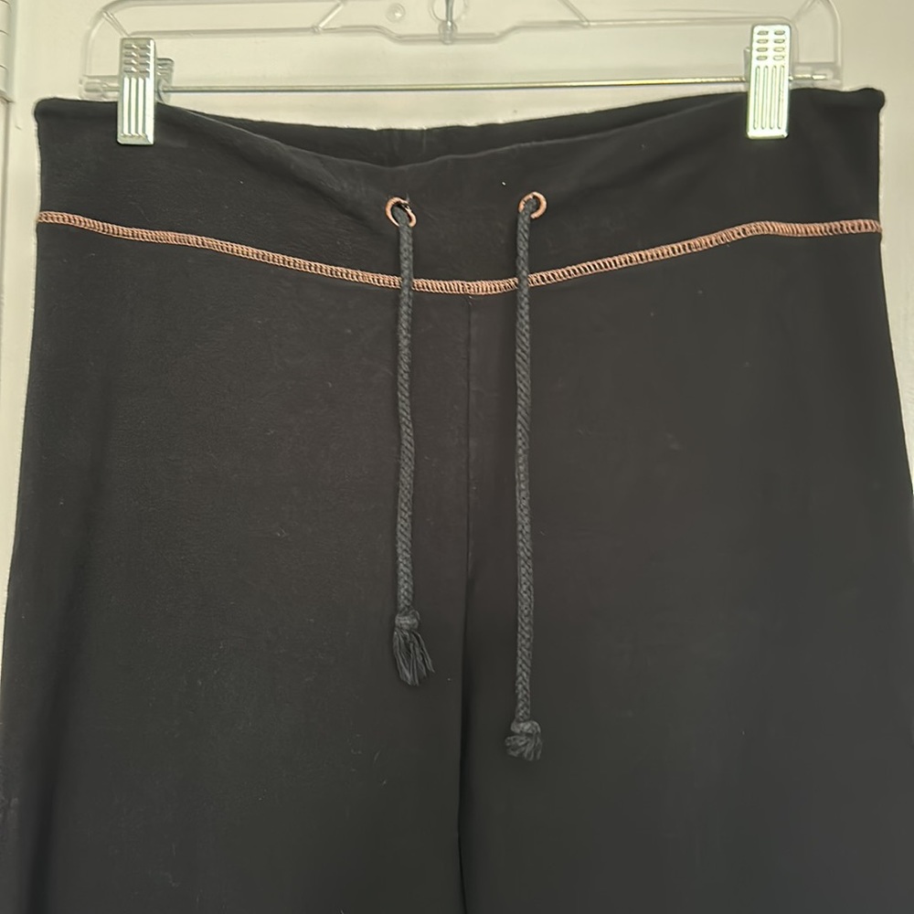 Calispia Sweatsuit Tracksuit Loungewear Two Piece Set in Black with Embroidery - Picture 9 of 16